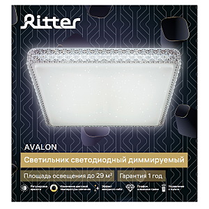 Светильник потолочный Ritter Avalon 52232 4